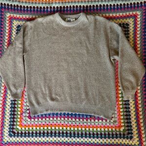 Vintage Men’s Lee Sport Crewneck Sweater Made in USA - XL - beige tan